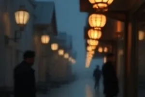 潮水退去后留在沙滩上的界线