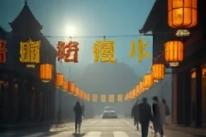 夜班值班台上的标本盒与白炽灯