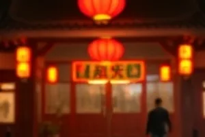 旧楼天台的水塔与远处城市轮廓
